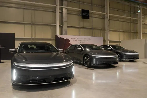 مصنع «لوسيد» للسيارات الكهربائية في مدينة الملك عبد الله الاقتصادية (الشرق الأوسط)