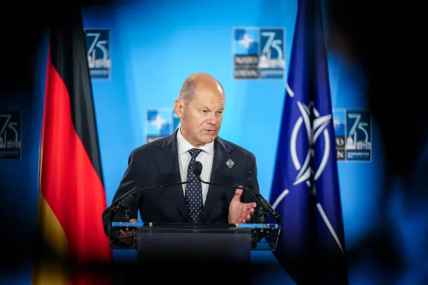 المستشار الألماني أولاف شولتس (د.ب.أ)