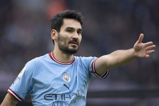 نجم الكرة الألماني التركي الأصل إيلكاي غوندوان (غيتي)