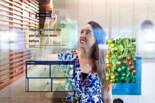 جوستين براغي الرئيسة التنفيذية لشركة الذكاء الاصطناعي الناشئة «ثيا تكنولوجي» (كاوست)