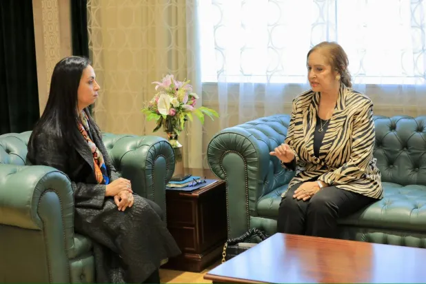 وزيرة التضامن ورئيسة لجنة مكافحة ومنع الهجرة غير الشرعية والاتجار بالبشر (مجلس الوزراء المصري)