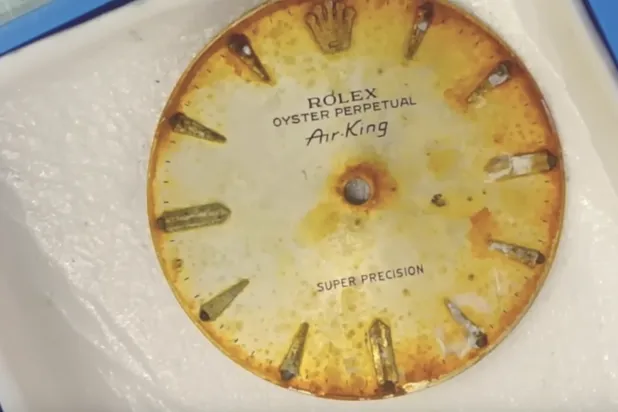 ساعة «رولكس إير كيغ»... (من حساب @ChronoglideWatchmaking)