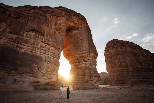 العلا رسّخت مكانتها كأحد أهم مواقع السياحة في السعودية (واس)