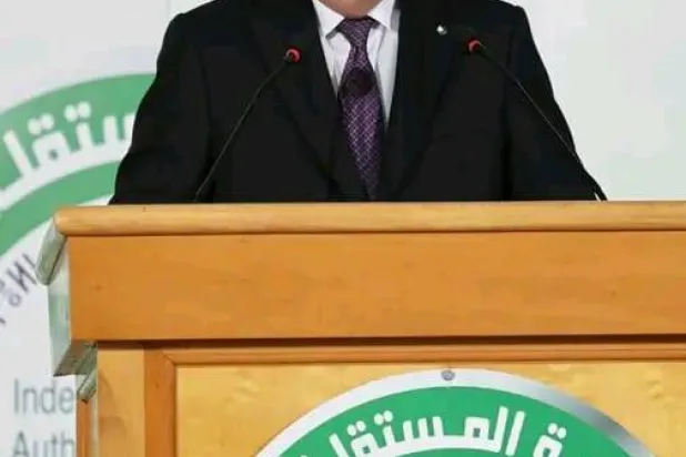 الرئيس عبد المجيد تبون يلقي كلمة بعد تقديم ملف ترشحه (حملة الرئيس)