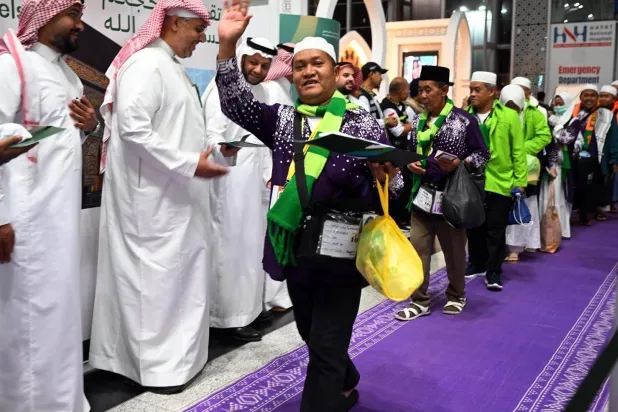 7700 رحلة جوية عبر 6 مطارات نقلت حجاج الخارج إلى السعودية لأداء فريضة الحج (واس)