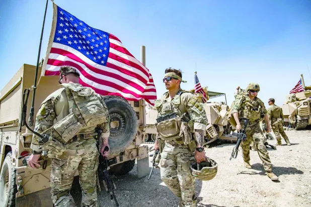 قوات أميركية بريف الرميلان بمحافظة الحسكة شرق سوريا يونيو 2023 (أ.ف.ب)