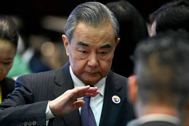 Çin Dışişleri Bakanı Wang Yi Laos'ta (AFP)
