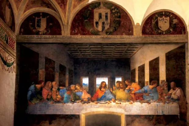 Leonardo da Vinci'nin Son Akşam Yemeği tablosu (Getty Images)