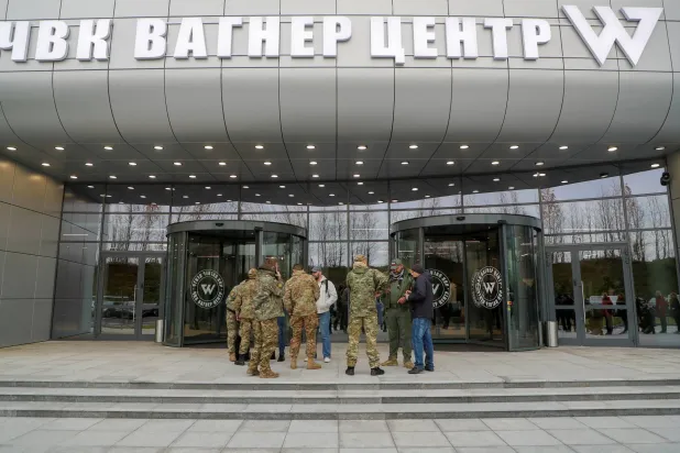 المقر الرئيسي لمجموعة «فاغنر» بسانت بطرسبرغ في روسيا (أرشيفية - رويترز)