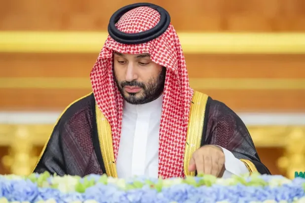 الأمير محمد بن سلمان لدى ترؤسه جلسة مجلس الوزراء في جدة الثلاثاء (واس)