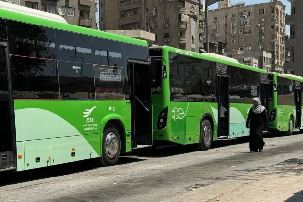 حافلات جديدة تعمل بالكهرباء (الشرق الأوسط)