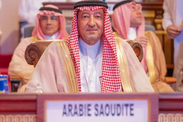 نائب وزير الخارجية السعودي لدى مشاركته في مراسم تنصيب الرئيس الموريتاني محمد ولد الشيخ الغزواني (واس)