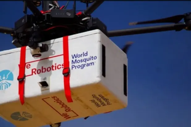 الصندوق يستوعب 160 ألف بعوضة (وي روبوتيكس)