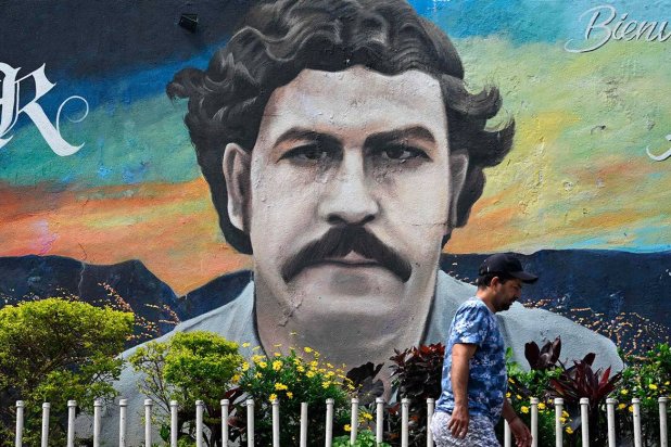 Souvenirs depicting the late Colombian drug lord Pablo Escobar could be banned in Colombia if legislators approve a bill introduced this week in the nation’s congress. (AFP)