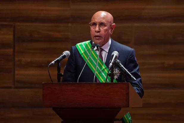 الرئيس الموريتاني محمد ولد الغزواني (أ.ف.ب)