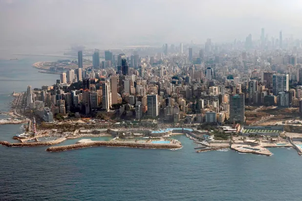 جانب من مدينة بيروت (أ.ف.ب) 