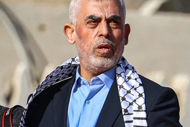 (أ.ف.ب) يحيى السنوار 