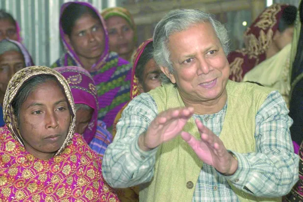 
أرشيفية للدكتور محمد يونس الحائز جائزة نوبل للسلام (أ.ب)