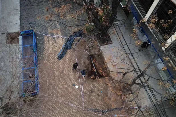 جانب من النفق (أ.ف.ب)