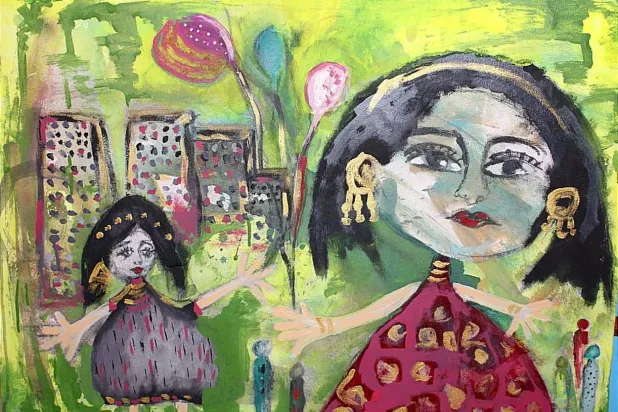 لعب ومرح بخطوط عفوية (الشرق الأوسط)