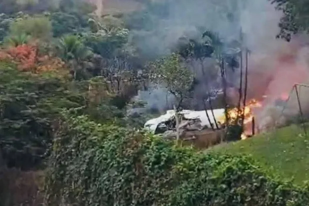 صورة متداولة للطائرة المنكوبة (إكس)