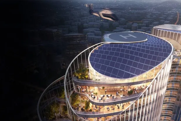 «برج فوربس الدولي» مصمم لتوليد 100 % من طاقته من الهيدروجين النظيف (صفحة البرج على فيسبوك)