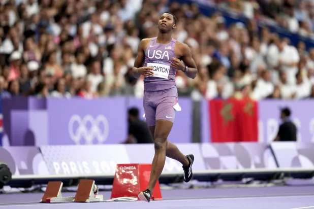 العداء الأميركي إريون نايتون (أ.ب)