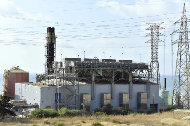 صورة عامة لمعمل الجية الحراري المتوقف عن العمل (إ.ب.أ)