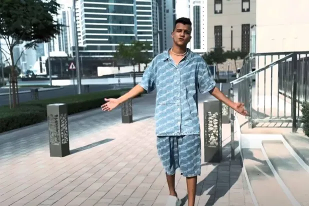 لقطة من الكليب الخاص بمؤدي المهرجانات (يوتيوب)