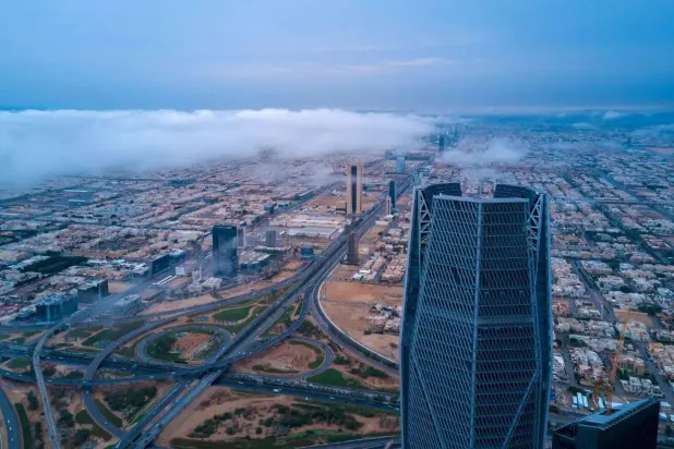 تصوير جوي لجانب من العاصمة السعودية الرياض (واس)