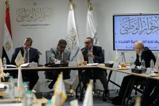 جانب من اجتماعات مجلس أمناء «الحوار الوطني» خلال مناقشة توصياته بشأن «الحبس الاحتياطي» (الحوار الوطني المصري)