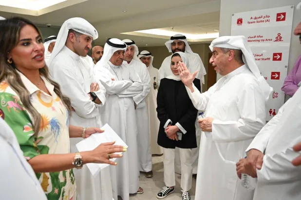 اللجنة التفقدية لاتحاد كأس الخليج العربي تزور الكويت برئاسة جاسم الرميحي الأمين العام للاتحاد الخليجي (الاتحاد الخليجي لكرة القدم)