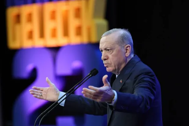 إردوغان أكد استمرار مسيرة حزبه خلال الاحتفال بمرور 23 عاماً على تأسيسه في 14 أغسطس الحالي (الرئاسة التركية)