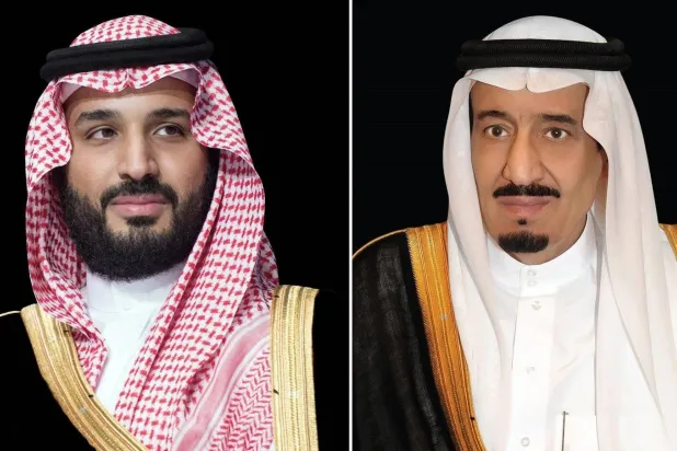 الملك سلمان بن عبد العزيز والأمير محمد بن سلمان (الشرق الأوسط)