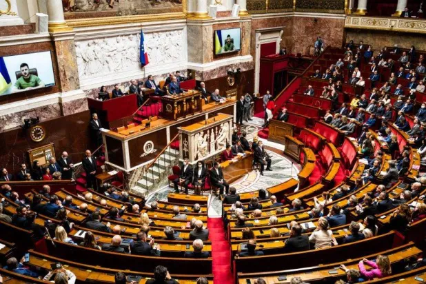 داخل الجمعية الوطنية الفرنسية (آ ف ب)