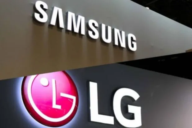 شعارا شركتي «سامسونغ» و«إل جي» (أرشيفية)
