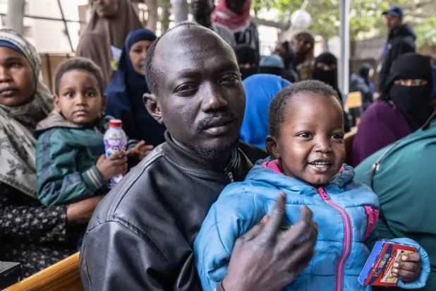 سودانيون في مفوضية اللاجئين بالقاهرة (مفوضية اللاجئين)