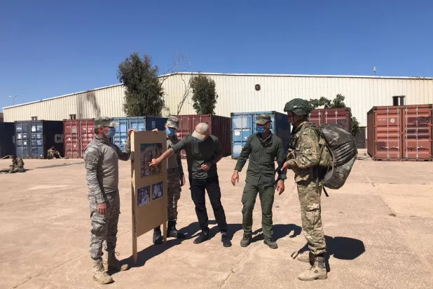 عناصر من القوات التركية تتولى تدريب قوات ليبية (وزارة الدفاع التركية)