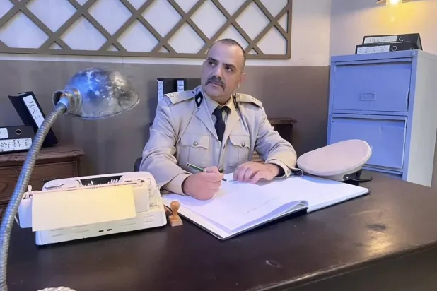 مشهد يُشارك فيه فغالي ضمن مسلسل «البيت الملعون» (صور الفنان)