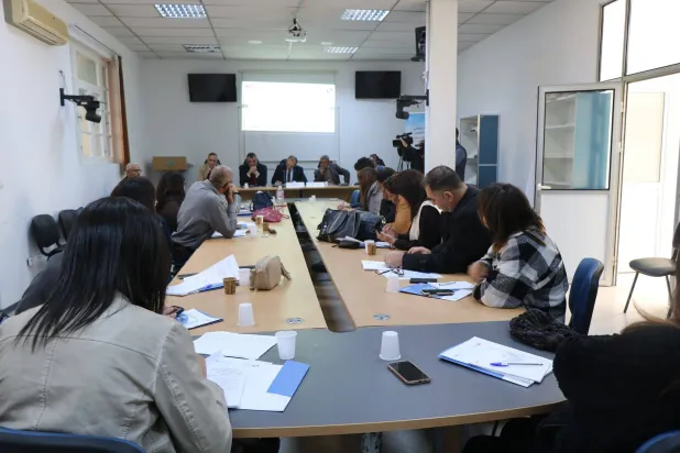 هيئة الانتخابات في أحد اجتماعاتها (موقع الهيئة)