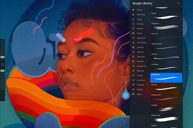 تمنح شركة "بروكرييت" مستخدميها مجموعة من أدوات الفن الرقمي (صورة: "بروكرييت")
