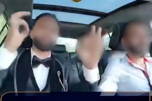 جزء من فيديو الاختطاف المفبرك الذي نشرته وزارة الداخلية (فيسبوك)