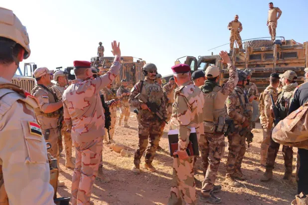 نائب قائد العمليات المشتركة في موقع الغارة المشتركة غرب الأنبار (إعلام حكومي)