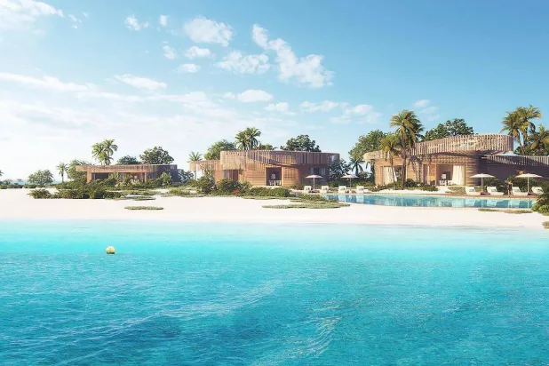 أحد منتجعات «واجهة البحر الأحمر» في السعودية (الشرق الأوسط)