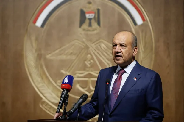 وزير الدفاع العراقي ثابت العبّاسي (أ.ف.ب)