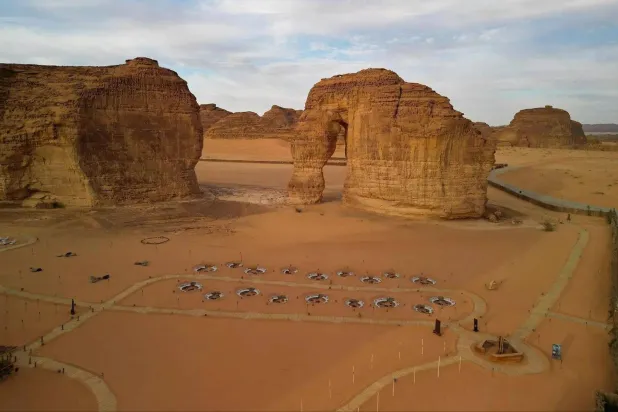 أبرز المعالم السياحية في محافظة العلا بالسعودية (واس)