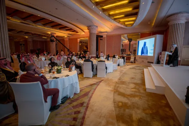 جانب من حفل تدشين كرسي اليونسكو لترجمة الثقافات في الرياض (هيئة الأدب)