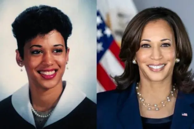 من التخرج إلى الترشح للرئاسة كامالا هاريس تتزين باللآلئ (إكس)