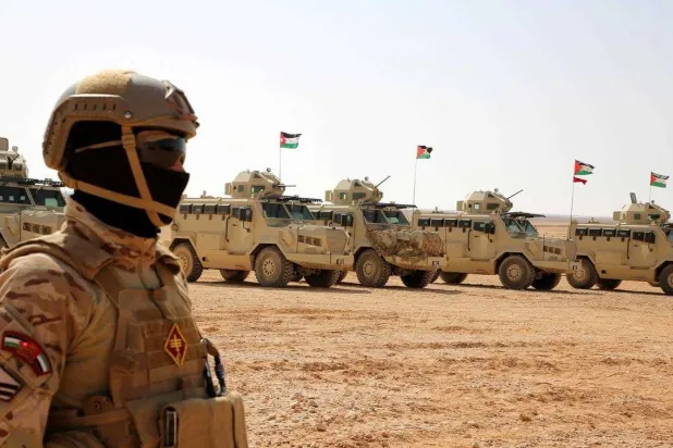 أحد عناصر الجيش الأردني