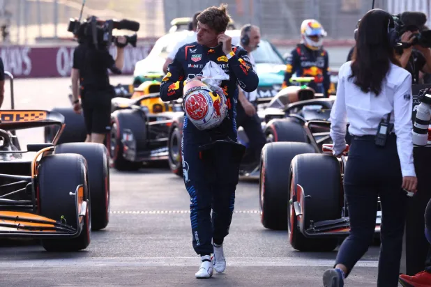 سجل لوكلير 1:41.365 دقيقة متقدماً بفارق 0.321 ثانية على الأسترالي أوسكار (رويترز)